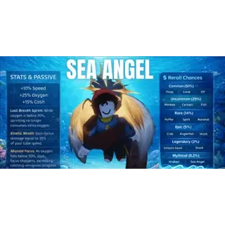 Akun Sea Angel Race | Mythic Rarity (0.2%) - Abyss