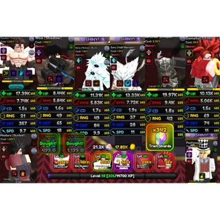 Anime squadron⭐ : 8x Superior : Reroll 340x : 3x Speed : 2x Shiny Hunter : ⭐Shiny Baras(Meteoric Burst) : ⭐