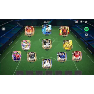 Ea fc mobile ger 128 vini jr 127, lamine yamal 126, lahm 127, dersailly 126, cech  126, hagi 126