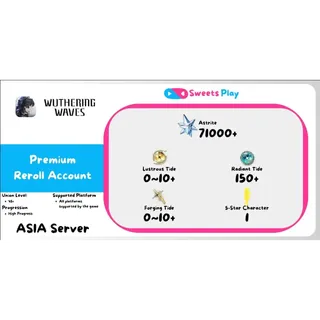 [ASIA] Wuthering Waves Premium Reroll Account