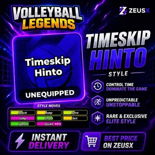 Volleyball Legends Game Account Volleyball Legends | STYLES - ⭐Timeskip Hinto (Secret 0.01%)⭐
