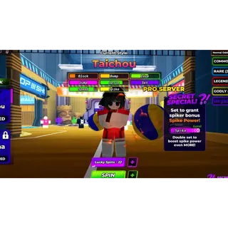 Volleyball Legends Game Account Taichou Style + RANDOMS styles and flows.