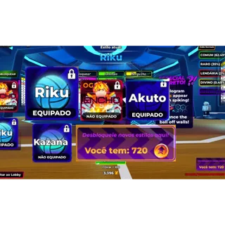 ACCOUNT | 720 LUCK SPINS + RIKU + ENCHO + TWINS + KAZANA + SANU VOLLEYBALL LEGENDS