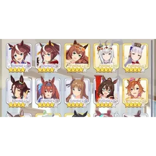 Umamusume: Pretty Derby Account (Global) Uma Musume Account Kitasan LB 4 + SuperCreek LB 4 