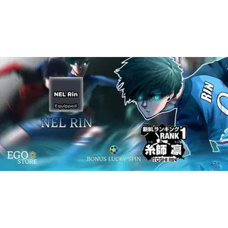 Nel Rin Style - Akun Blue Lock Rivals (Bonus Lucky Spin) Blue Lock Rivals