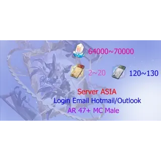 Reroll Account 300-350x Gacha Male [ASIA]