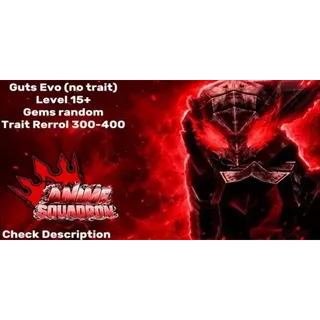 Starter Anime Squadron GUTS FULL EVO [INSTANT] Anime Squadron