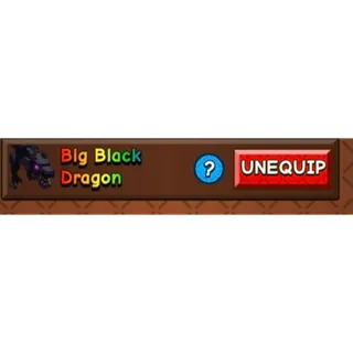 Big black dragon