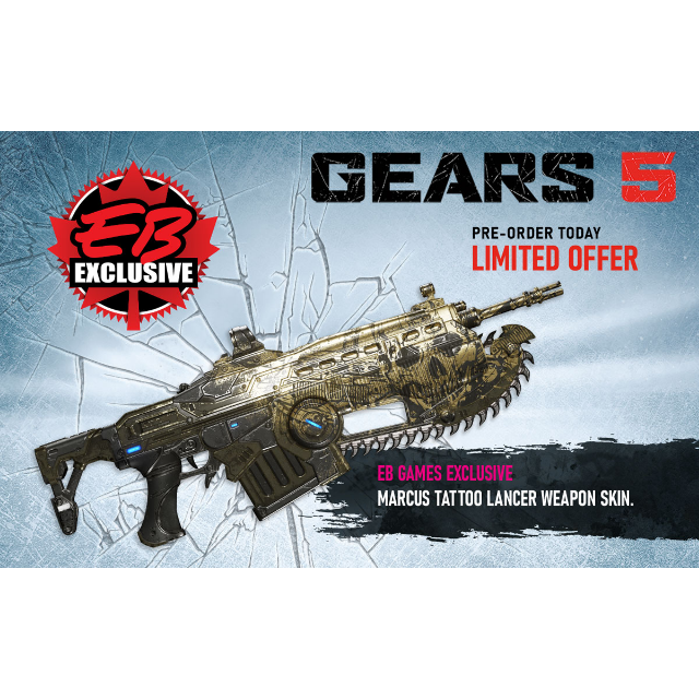 Gears Of War 5 Marcus Tattoo Lancer Weapon Skin Xbox One Games Gameflip