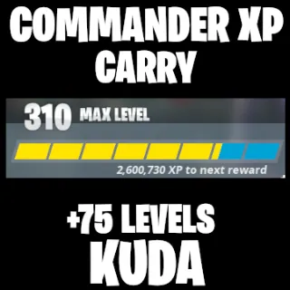 COMMANDER LEVEL XP CARRY