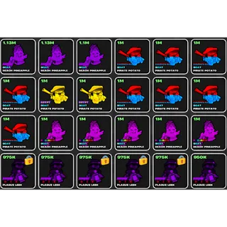 Fruits vs Brainrots MEGA bundle