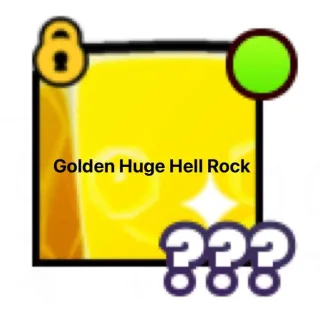 Golden Huge Hell Rock