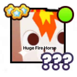 Huge Fire Horse