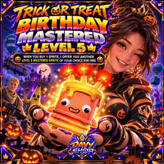 TRICK OR TREAT BIRTHDAY SPRITE 