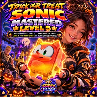 TRICK OR TREAT SONIC SPRITE