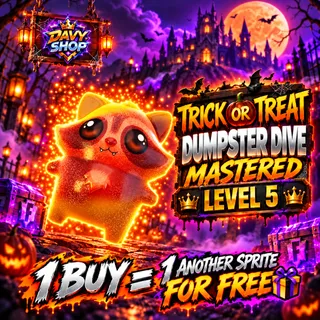 TRICK OR TREAT DUMPSTER DIVE SPRITE
