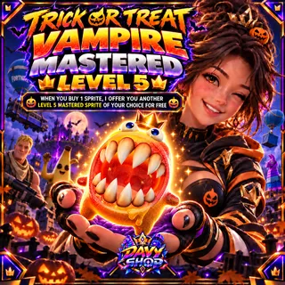 TRICK OR TREAT VAMPIRE SPRITE