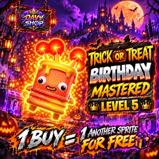 TRICK OR TREAT BIRTHDAY SPRITE