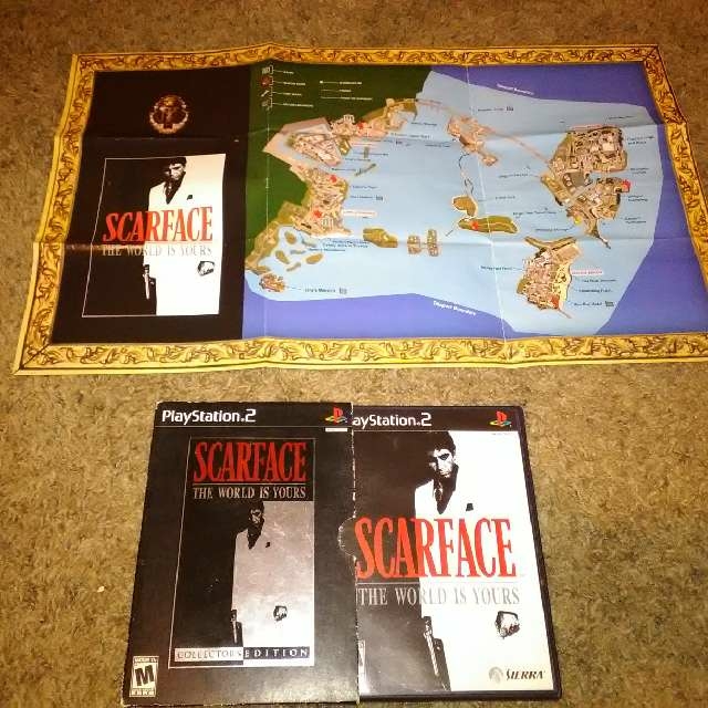 Scarface The World Is Yours Map Scarface The World Is Yours Collector Edition   PS2 Games (Good 