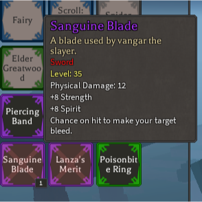 Rune Slayer Sanguine Blade - Game Item - Gameflip