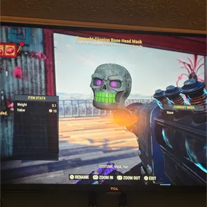 Glowing Bone Head Mask