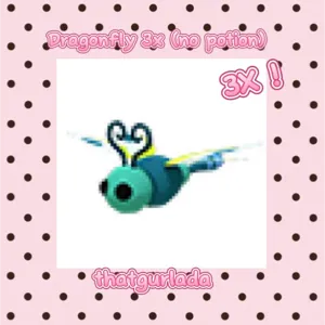 3x Dragonfly Adopt me