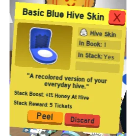 Basic Blue Hive Skin