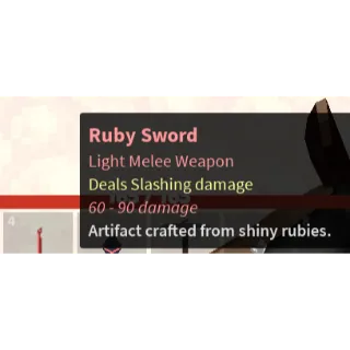Islands | Ruby Sword