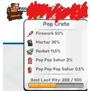 500x Pop Crate