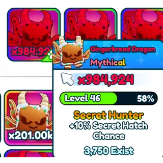 Tap Simulator | Rainbow (Rb) Gingerbread Dragon (READ DESCRIPTION)