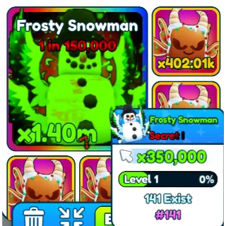 Tap Simulator | Rainbow Secret Frosty Snowman #141