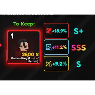 SSS SPA 11.2% - Anime Adventures - SSS Damage - Instant Delivery - Trusted - No Scam 