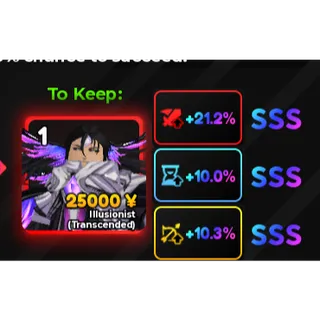 Aizen Illusionist - FULL SSS - Anime Adventures - Instant Delivery - Trusted - No Scam 