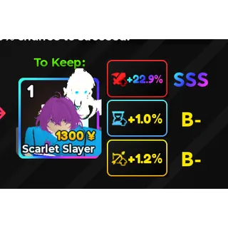 SSS DMG 22.9% - Anime Adventures - SSS Damage - Instant Delivery - Trusted - No Scam 