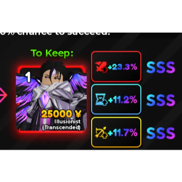 Aizen Illusionist - Anime Adventures - High Full SSS - Instant Delivery ...