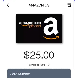 $25.00 USD Amazon