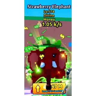 LEVEL 174 DIVINE STRAWBERRY ELEPHANT ESCAPE TSUNAMI FOR BRAINROTS