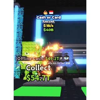 1B/S CASH OR CARD