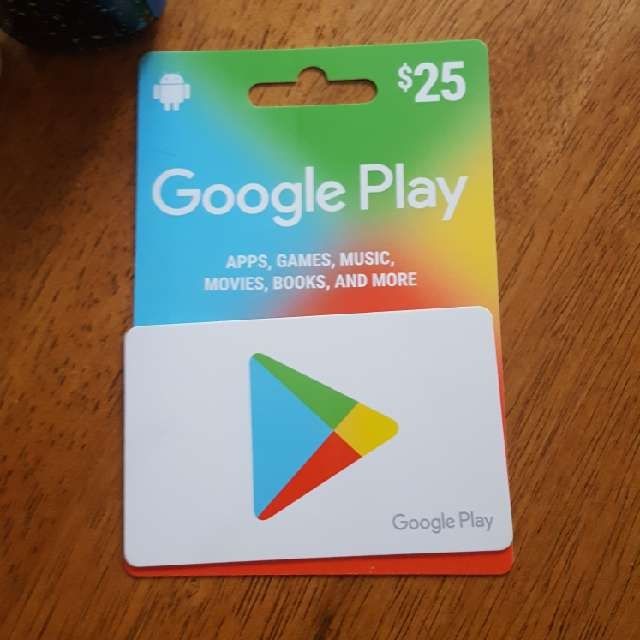 25 dollar Google play card - Google Play Cartões de Presente - Gameflip