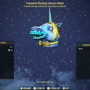 Glowing Unicorn Mask