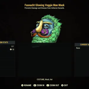 Glowing Veggie Man Mask