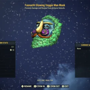 Glowing Veggie Man Mask