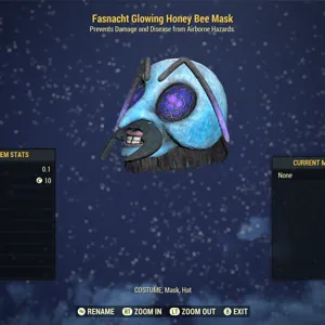 Glowing Honey Bee Mask