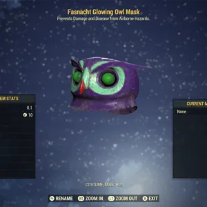 Glowing Owl Mask