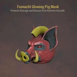 Fasnacht Glowing Pig Mask
