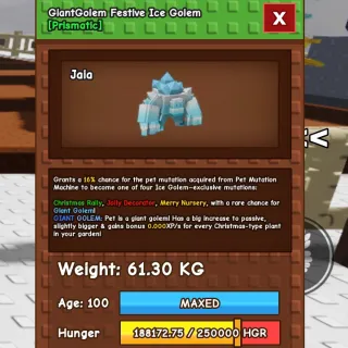GiantGolem Festive Ice Golem
