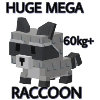 Huge Mega Raccoon 60kg+