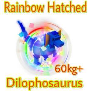 Rainbow hatch Dilophosaurus 60kg+