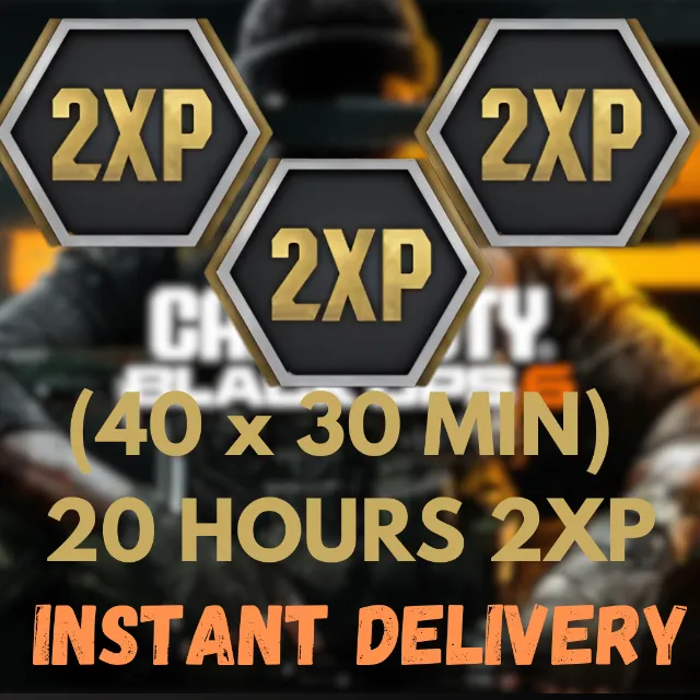 BLACK OPS 6 20 HOURS DOUBLE BO6 XP 2XP Call of Duty Black Ops 6