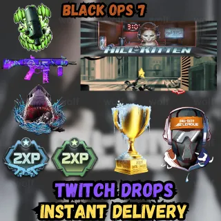 Black Ops 7 Twitch Drops - Animated calling card and emblem